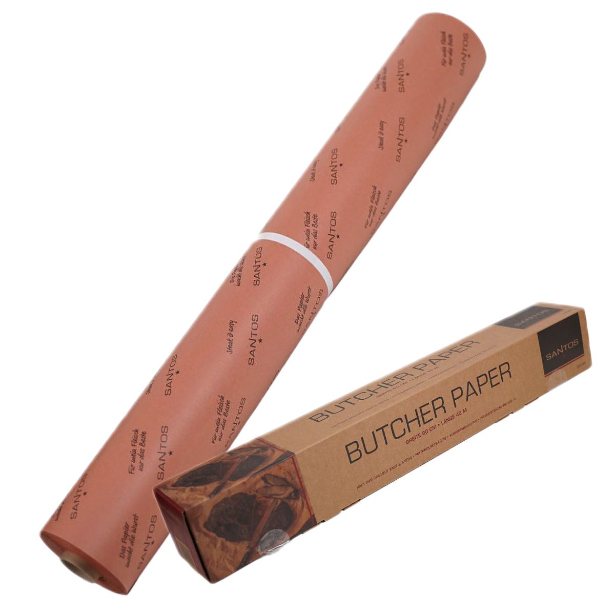 Carta Butcher Paper per Barbecue 60 cm x 45 m Marrone SANTOS