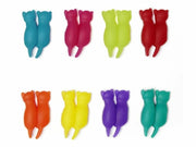 SEGNABICCHIERE GATTI MULTICOLORE