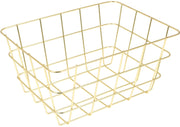 OFFERTA 2 CESTI BASKET 10.5X8.5X7 CM COLOR ORO