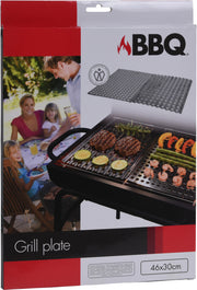 SET 2PZ GRIGLIA PER BARBECUE IN ACCIAIO INOX