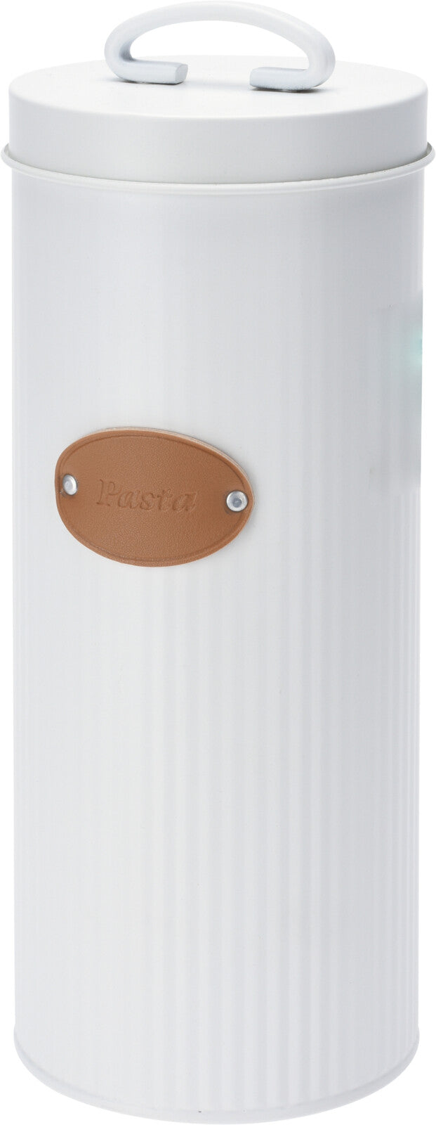 BOX CONTENITORE PER PASTA IN METALLO 11X27CM BIANCO