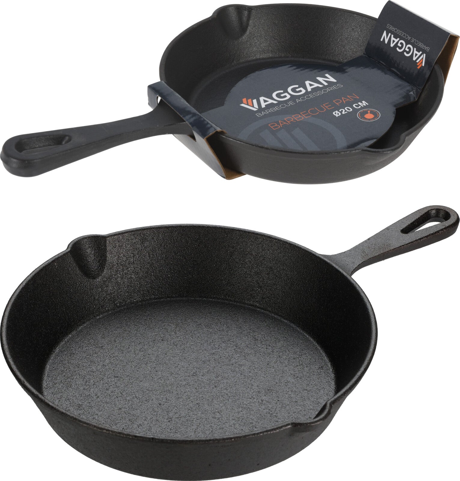 PADELLA BBQ IN GHISA 20CM
