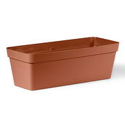 FIORIERA CASSETTA CLEO CON SUPPORTO 50CM COLOR TERRACOTTA
