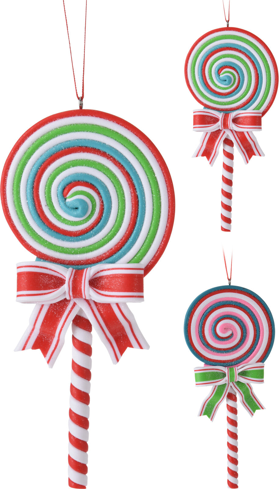 OFFERTA 6 PENDENTI LECCA LECCA 17CM ASSORTITI