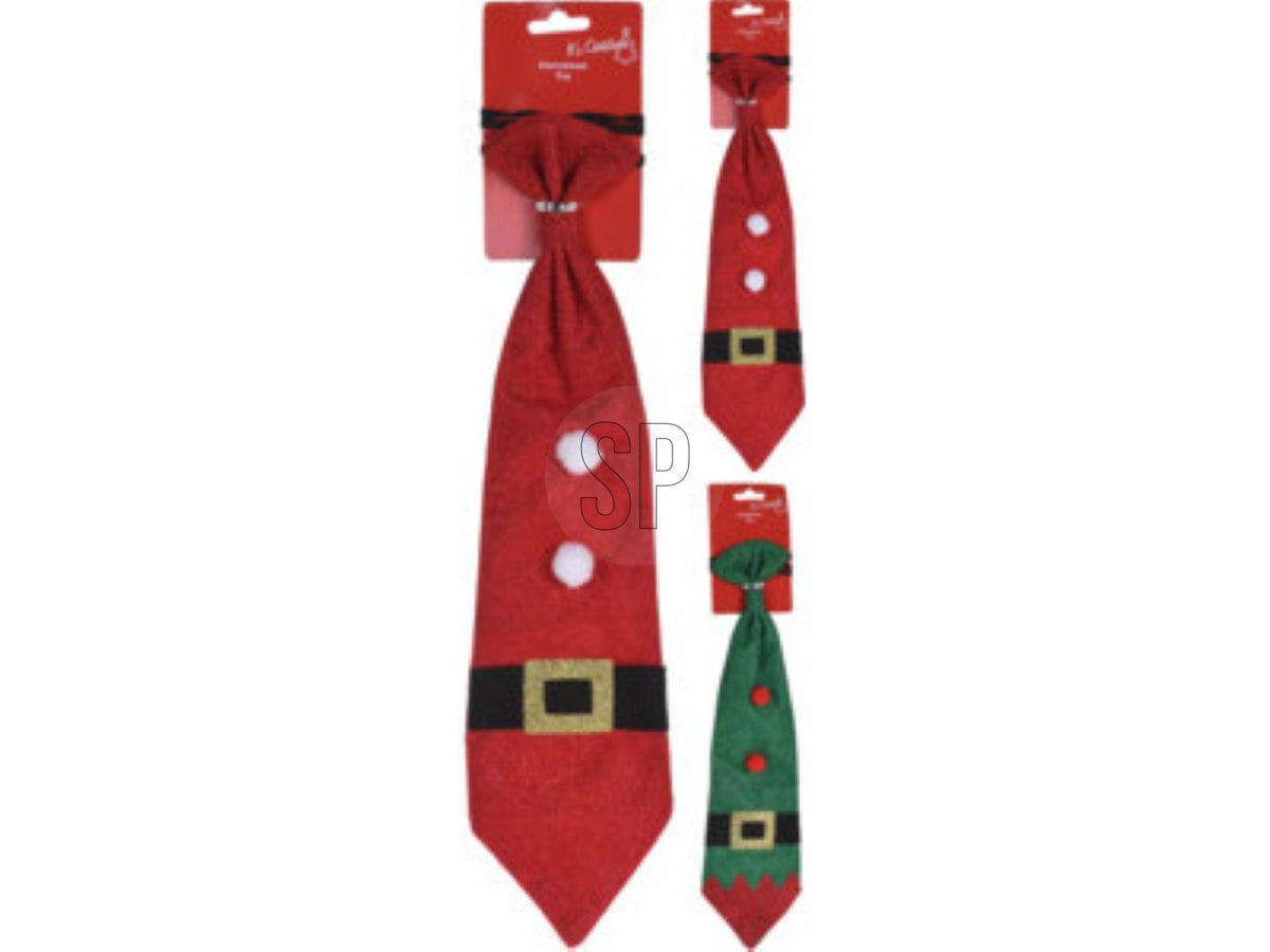 CRAVATTA DI NATALE, 39CM, COLORE ASSORTITO