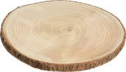 DISCO DECORATIVO IN LEGNO NATURALE 30X2CM