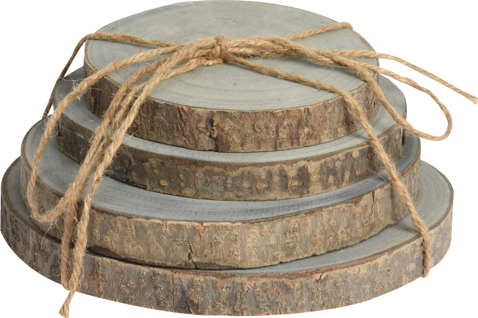4 DISCHI DECORATIVI IN LEGNO