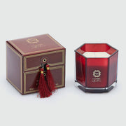 CANDELA COLLEZIONE CLASSICA Ø8.5XH8.5CM FRAGRANZA WILD GINGER ROSSA
