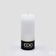 CANDELA RUSTICA H15XD6CM BIANCO