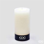 CANDELA RUSTICA H20XD10CM AVORIO