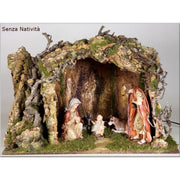CAPANNA 76X40X55 CON LUCE E LUCE EFFETTO FIAMMA REALISTICA