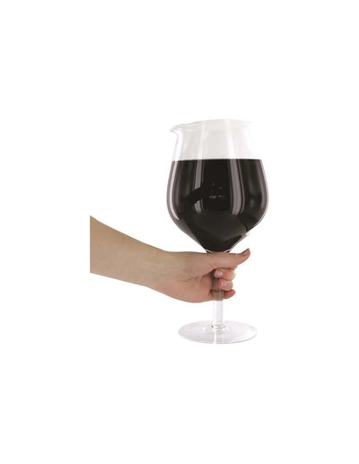 Carafe à vin en verre transparent de 1,6 litre