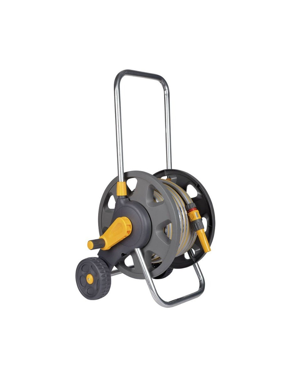 CARRELLO AVVOLGITUBO ASSEMBLATO + TUBO 30 MT