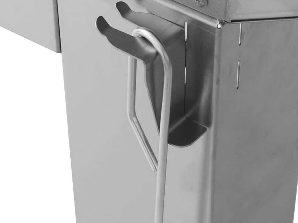 FORNO MANGIAFUOCO A GAS ANTRACITE + CARRELLO FONTANA FORNI