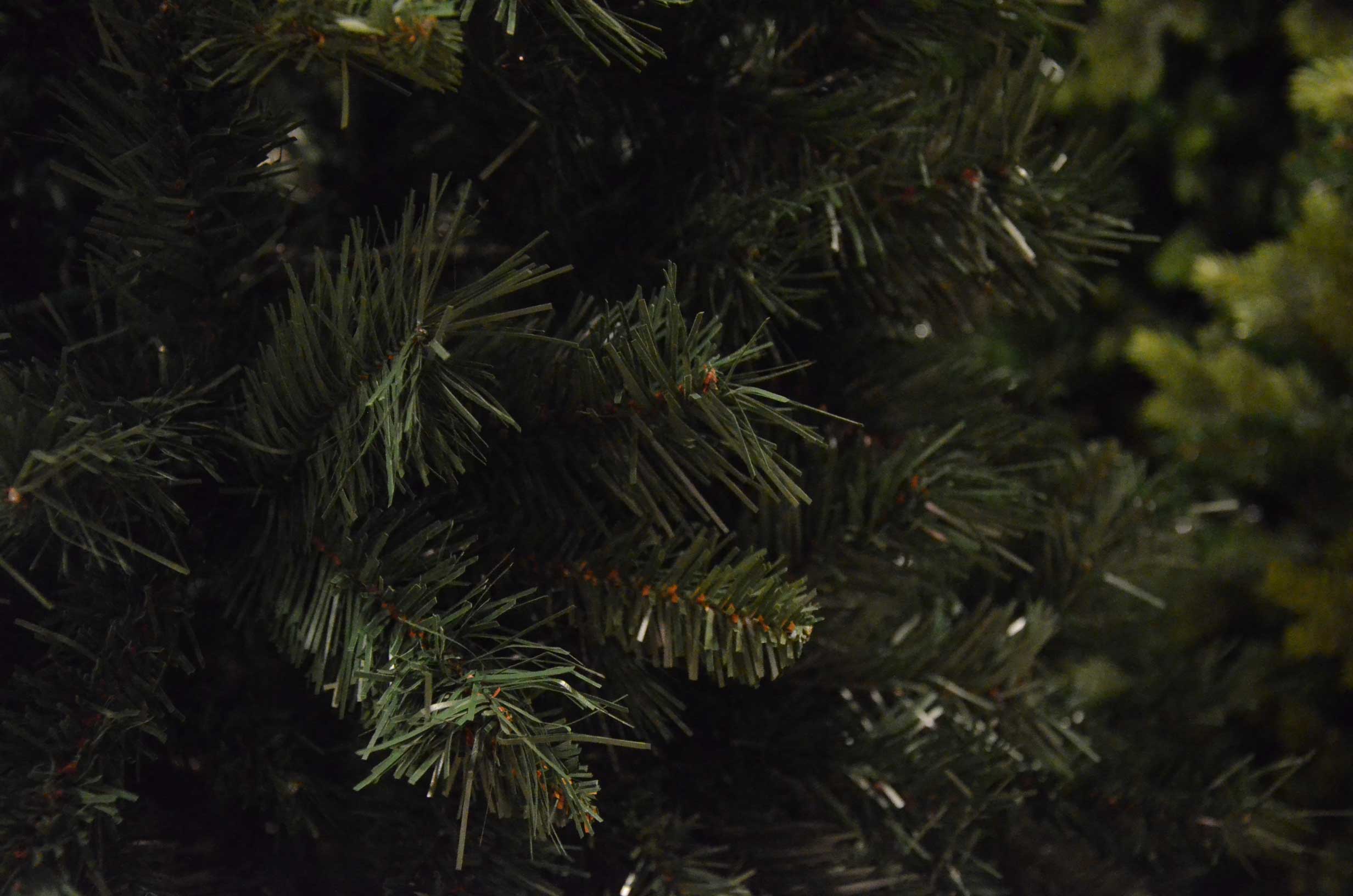 ALBERO DI NATALE CASALE VERDE SCURO PVC ALTEZZA A SCELTA