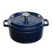 CASSERUOLA IN GHISA SMALTATA 4.7 LT BLU