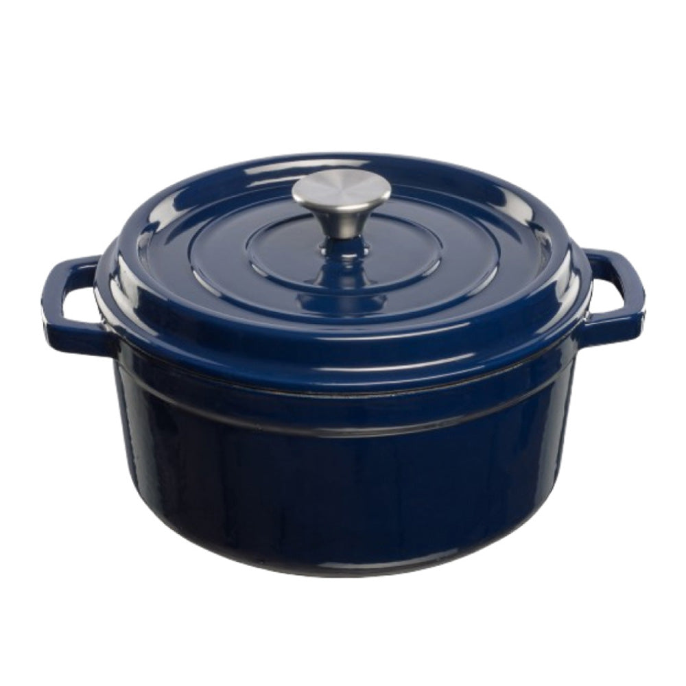 CASSERUOLA IN GHISA SMALTATA 4.7 LT BLU