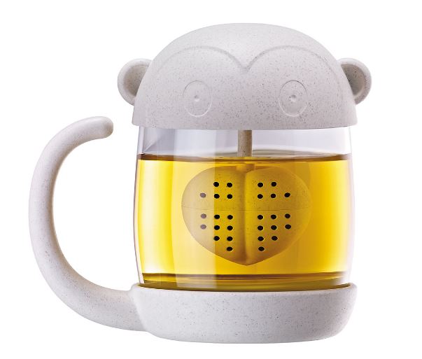 TAZZA DA TE' CON INFUSORE SCIMMIA
