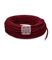 CAVO ELETTRICO TESSILE TONDO - CILIEGIA TO422 3MT