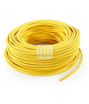 CAVO ELETTRICO TESSILE TONDO - GIALLO TO58