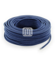 CAVO ELETTRICO TESSILE TONDO - JEANS 3MT