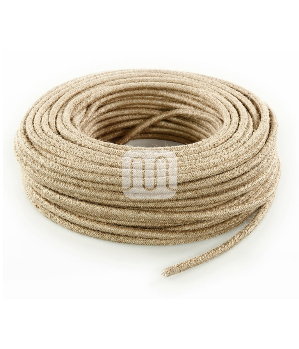 CAVO ELETTRICO TESSILE TONDO - JUTA TO415 3MT