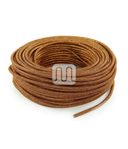 CAVO ELETTRICO TESSILE TONDO - LAME' RAME TO454 3MT