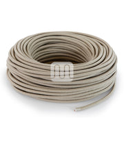 CAVO ELETTRICO TESSILE TONDO - SABBIA TO411 3MT