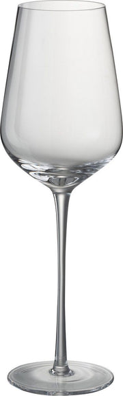 Bicchiere Vino Bianco in Cristallo 9x9x29 cm Trasparente