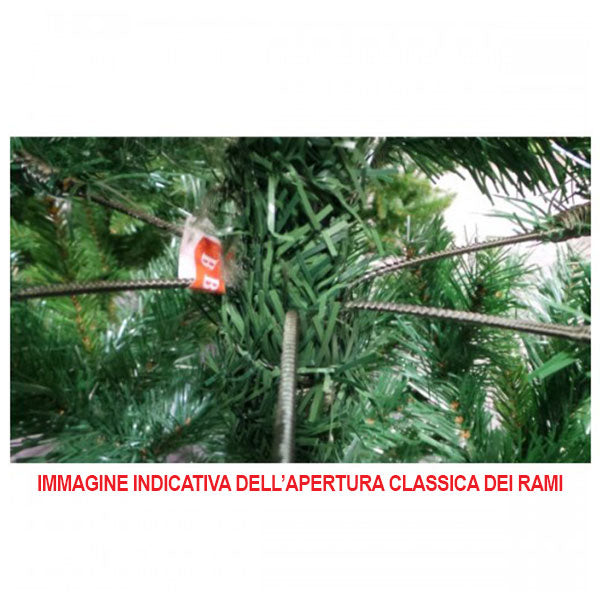 ALBERO DI NATALE 210CM SLIM LODGE VERDE