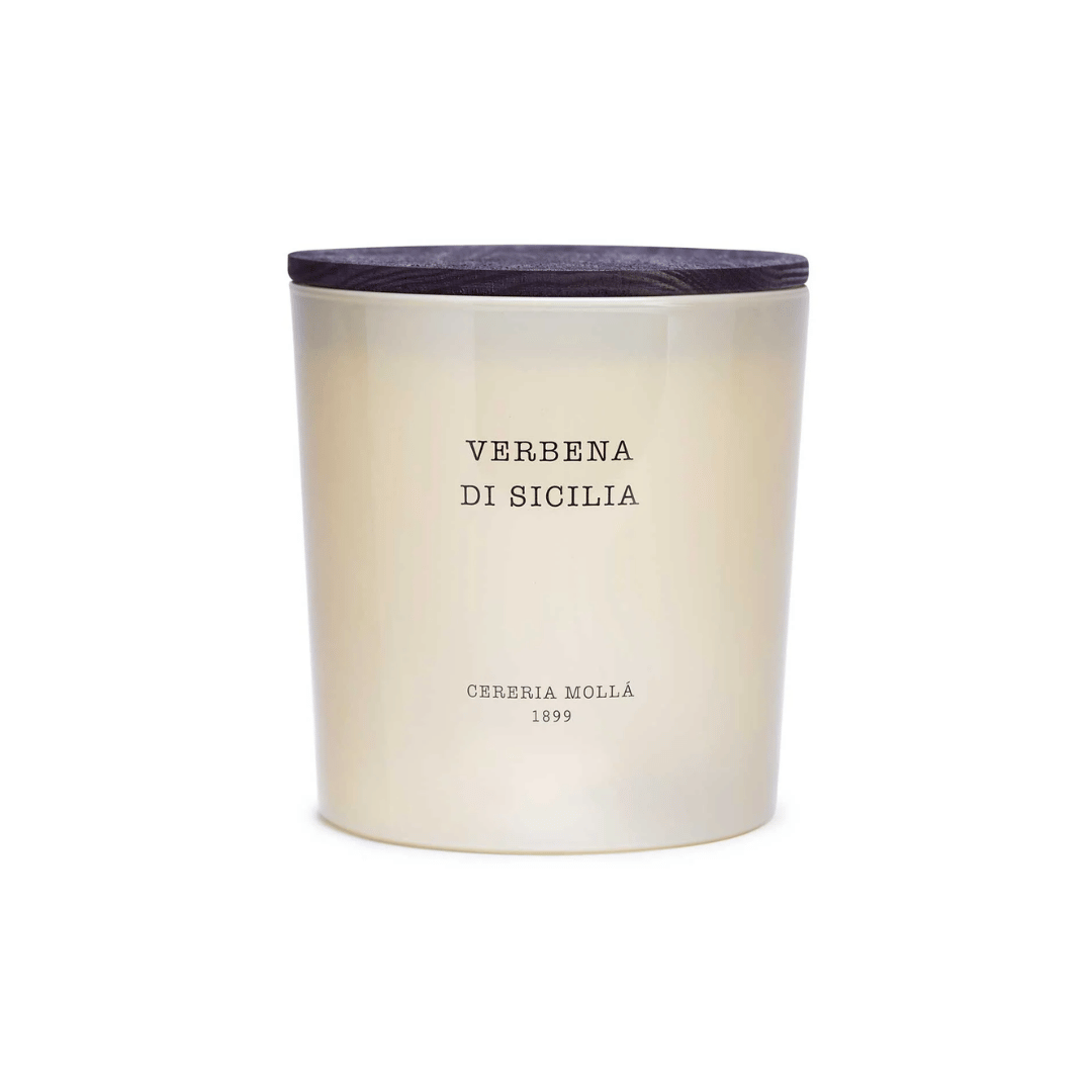 CANDELA XL 3 STOPPINI 600GR VERBENA DI SICILIA