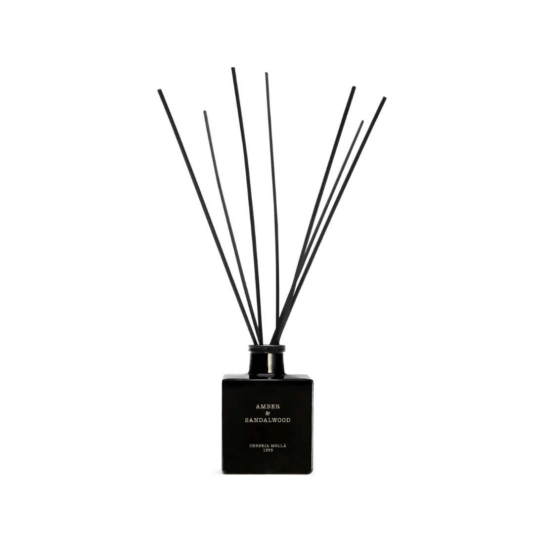 DIFFUSORE DI PROFUMO A BASTONCINI AMBER & SANDALWOOD 250ML