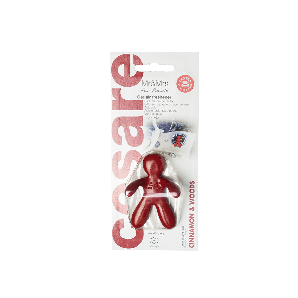 MR & MRS FRAGRANCE PROFUMATORE PER AUTO CESARE CANNELLA & LEGNI BLISTER 2021