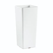 VASO CACHE-POT CLOU QUADRATO H.1MT BIANCO