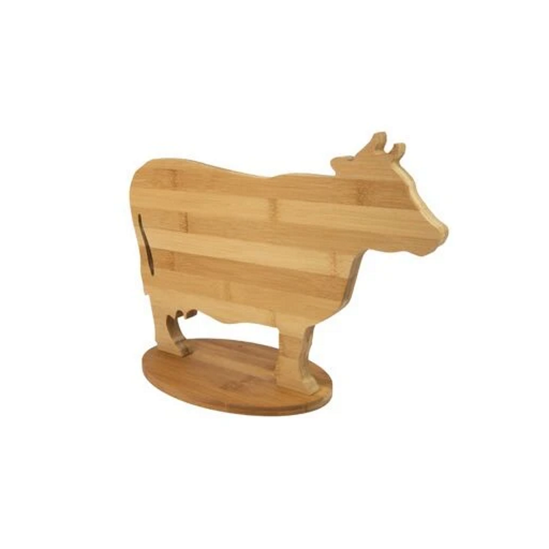 TAGLIERE IN LEGNO A FORMA DI MUCCA - CUTTING TABLE COW