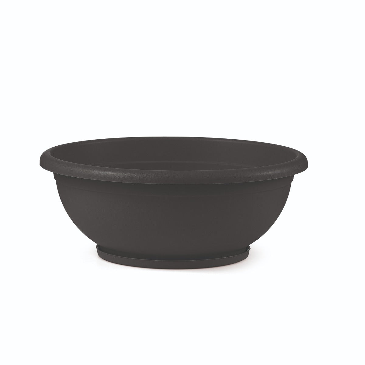 CIOTOLA NAXOS D.40 CM CON SOTTOVASO ANTRACITE