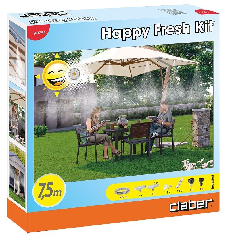 KIT REFRIGERANTE NEBULIZZATORE HAPPY FRESH 7,5M