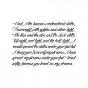 STENCIL 44X60CM HAD I HAVE THE HEAVENS