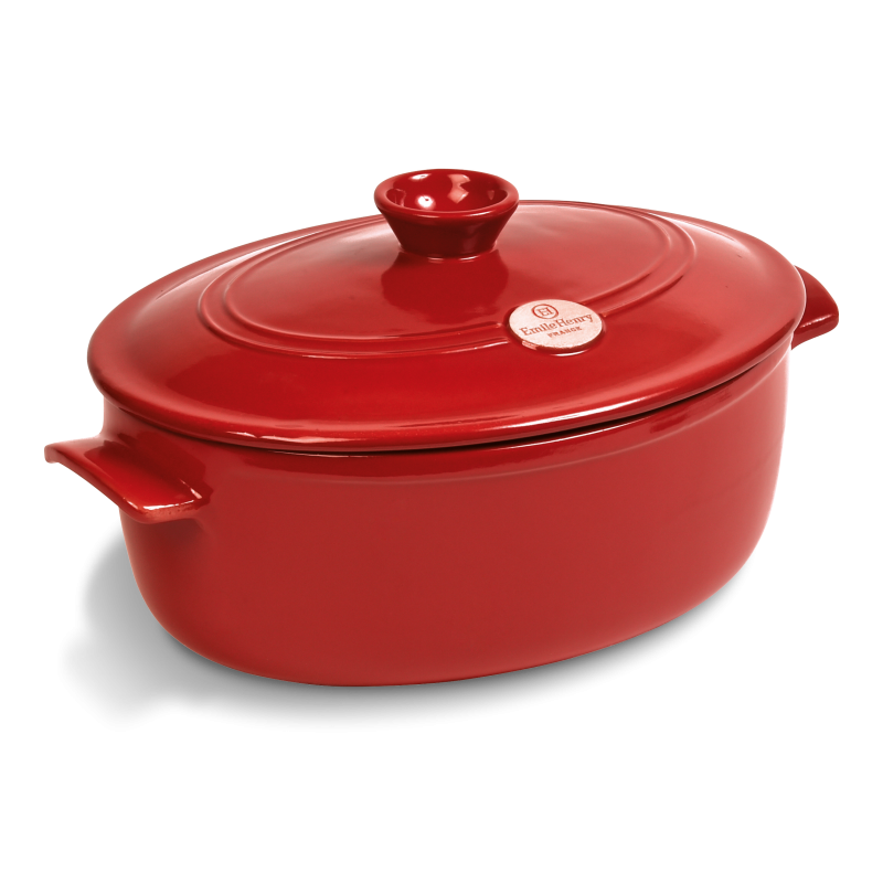 COCOTTE OVALE IN CERAMICA FLAME 6 LITRI GRAND CRU