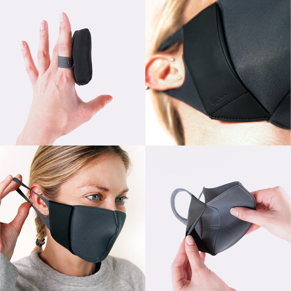 MASCHERINA LAVABILE TAGLIA M ANTIBATTERICA ACTIVE MASK DARK GREY