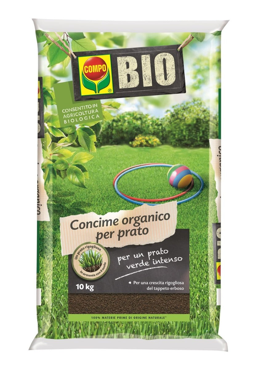 CONCIME ORGANICO PER PRATO COMPO BIO 10KG