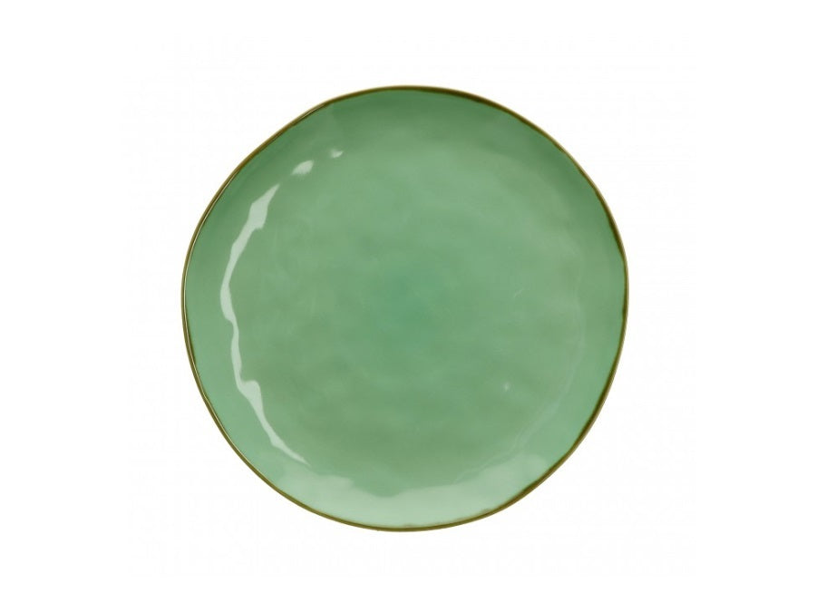 PIATTO PIANO D. 27CM VERDE ACQUA CONCERTO