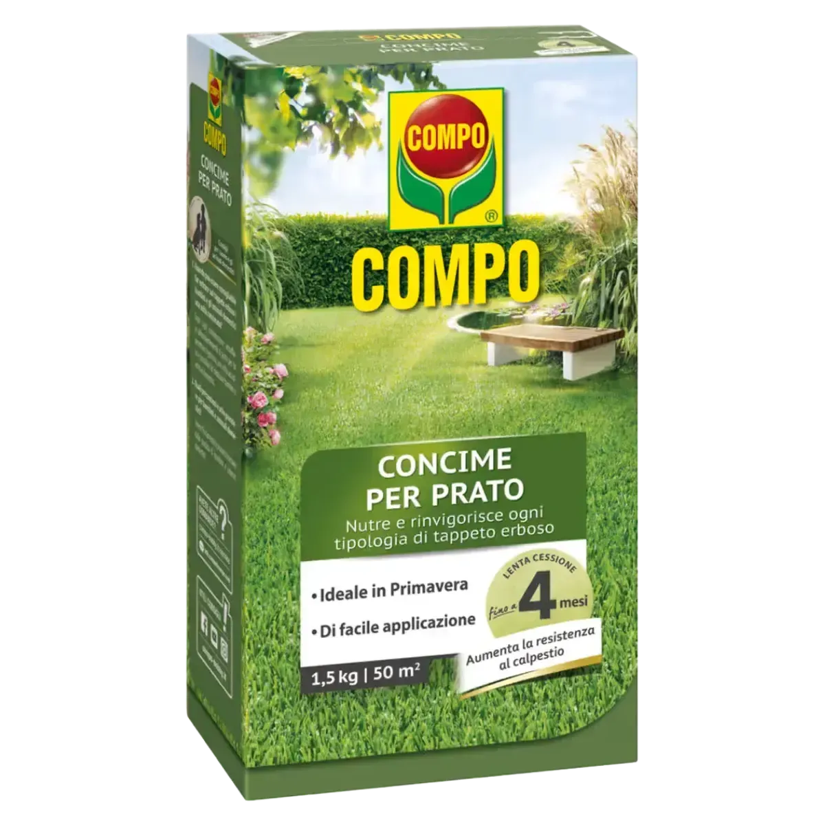 Concime per Prato Lenta Cessione 1,5kg COMPO