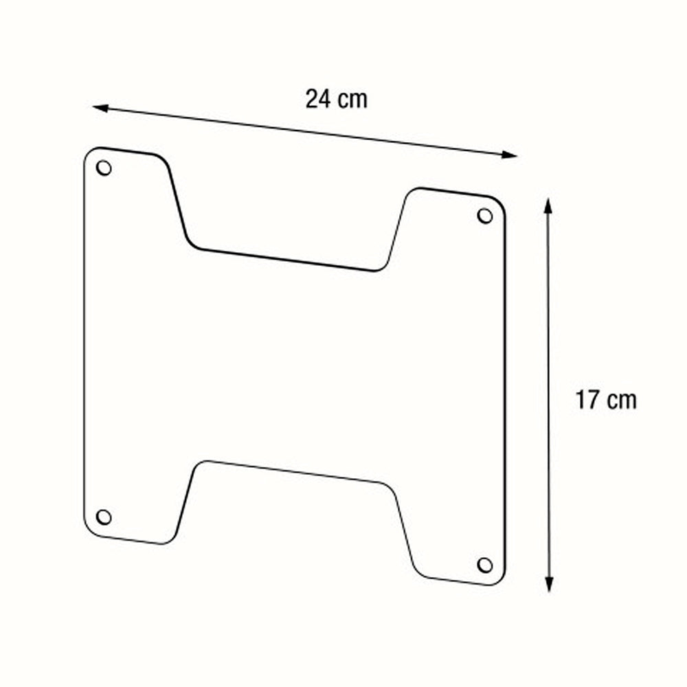 CONNETTORE INTERNO 24X17CM PER FIORIERA PLANTER BALCONY