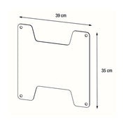 CONNETTORE INTERNO 39X35CM PER FIORIERA 100X40X115CM