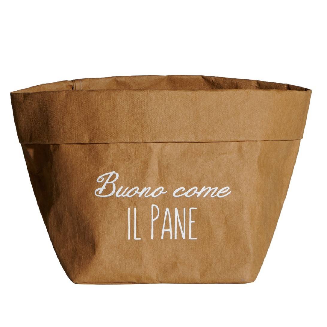 Contenitore in cellulosa Buono Come il Pane 15x15cm Avana Simple Day