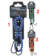 CORDA DI FISSAGGIO ELASTICA CON GANCI 65 CM