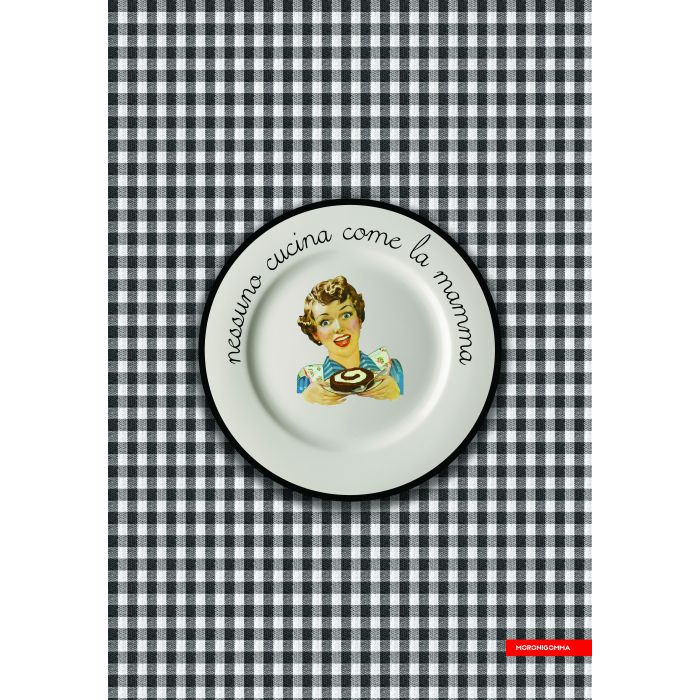 CANOVACCIO NESSUNO CUCINA COME LA MAMMA 50X75CM