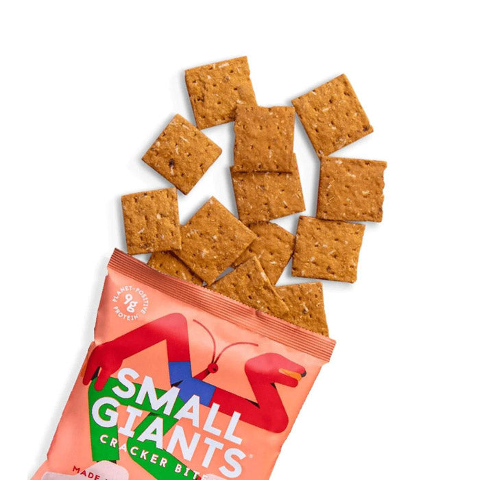 CRACKERS PROTEICI CON FARINA DI GRILLO, 80G , POMODORO E ORIGANO