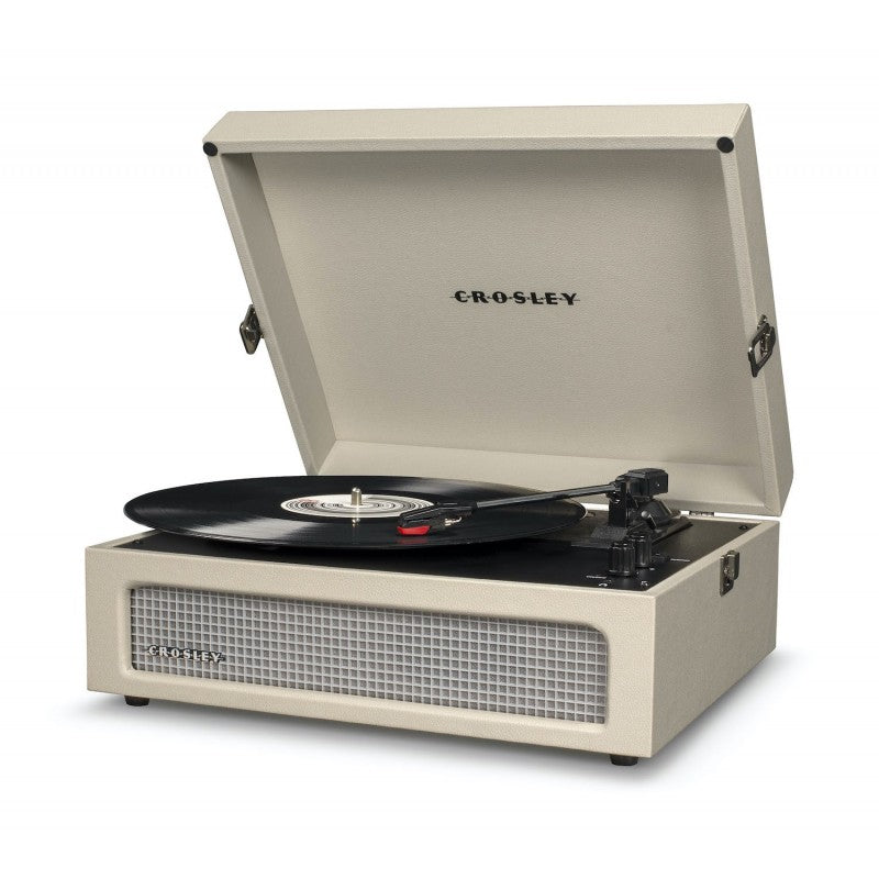 Giradischi a Valigetta 3 Velocità Bluetooth Bianco Sabbia Crosley Voyager Dune - immagine 3